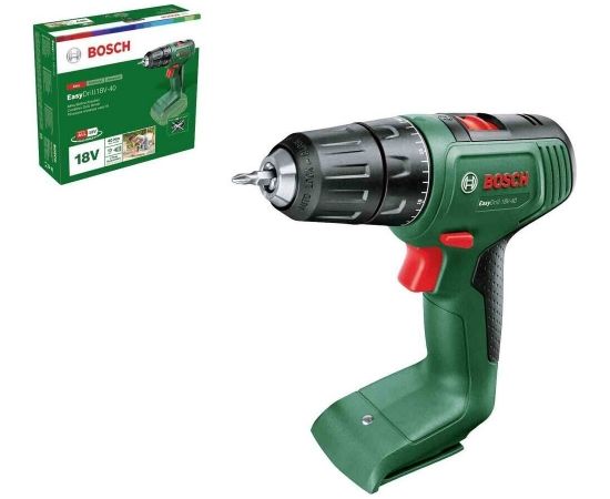 Bosch cordless drill EasyDrill 18V-40 (green/black, without battery and charger)