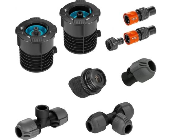 GARDENA Starter Set for Garden Pipeline, water tap (with 2 water sockets)