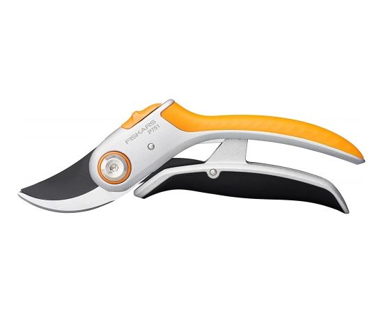 Fiskars Plus PowerLever bypass secateurs metal P751 (orange/black)
