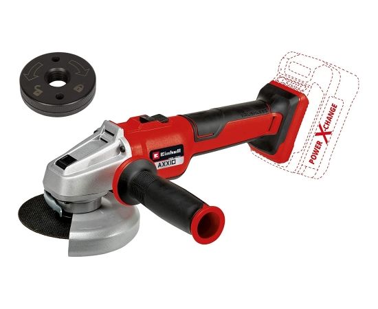 Einhell cordless angle grinder AXXIO 18/125 Q (red/black, without battery and charger)