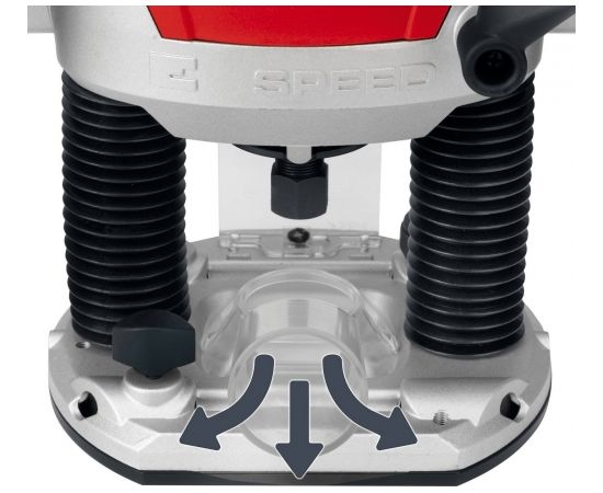 Einhell router TE-RO 1255 E (red/black, 1,200 watts)