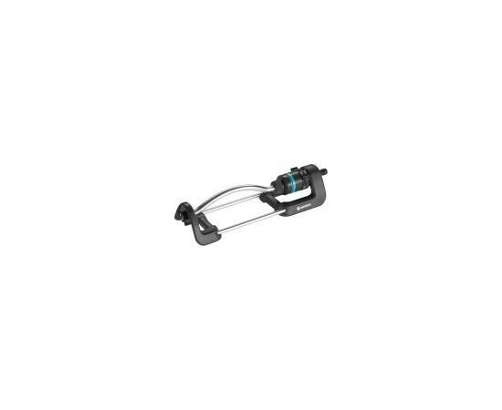 GARDENA EcoLine Square Sprinkler (black/turquoise, up to max. 220m?)