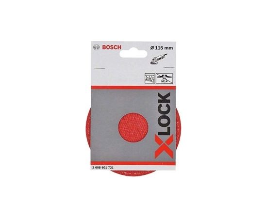 Bosch X-LOCK backing pad Velcro, O 115mm, sanding pad