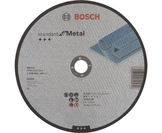 Bosch cutting disc Standard for Metal 230 x 3.0 mm (A 30 S BF)