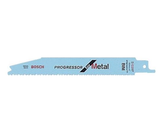 Bosch Saber Saw Blade S 123 XF Progressor for Metal, 150mm (5 pieces)