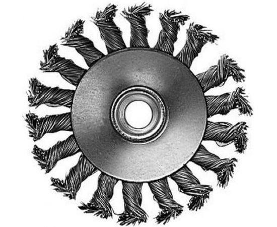Bosch disc brush Heavy for Metal, 115mm, knotted (for angle grinders with M14 thread)