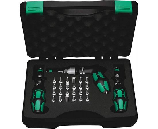 Wera 7445/46/47 in.lbs. - Kraftform torque screwdriver set