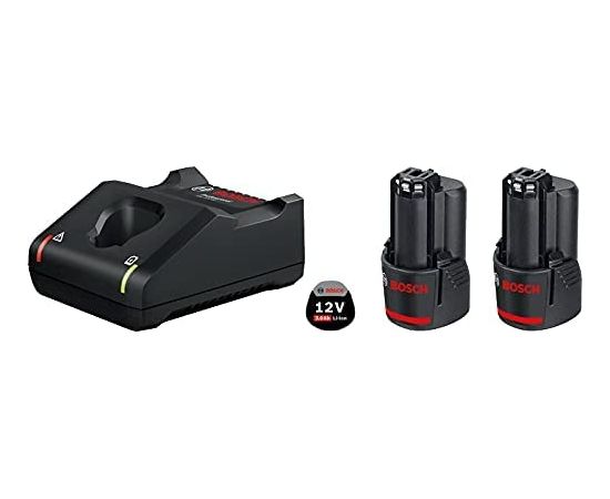 Bosch 12V battery starter set, GAL, 2x3Ah - 1600A019RD