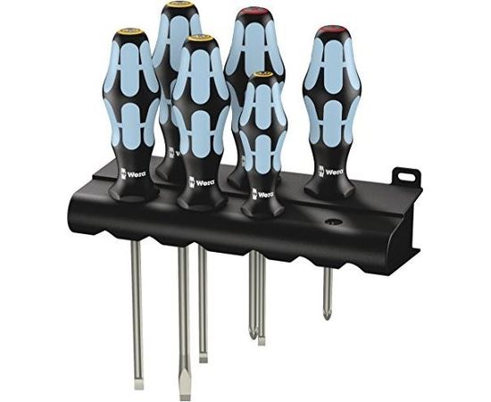 Wera 3334/6 Rack - Screwdriver set, stainless steel