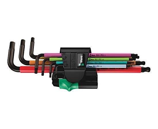 Wera 950/7 Hex-Plus Multicolour Magnet 1 - L-key set, metric, BlackLaser