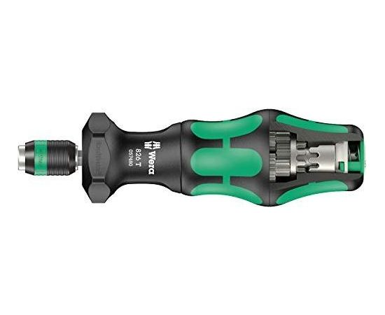 Wera 826T Kraftform Turbo bits hand holder. - Rapidaptor quick release chuck