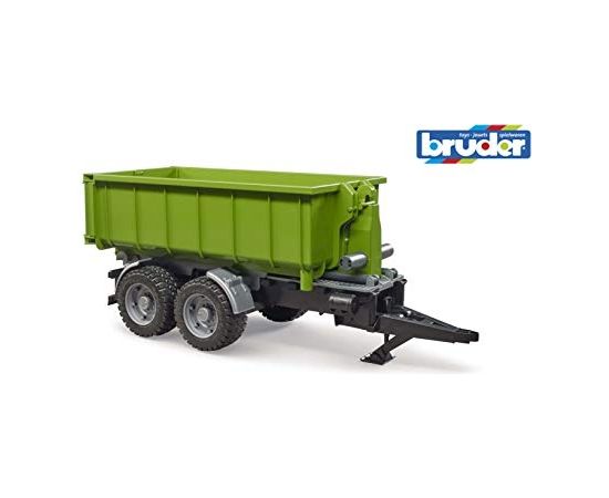 BRUDER hook lift trailer for tractors - 02035