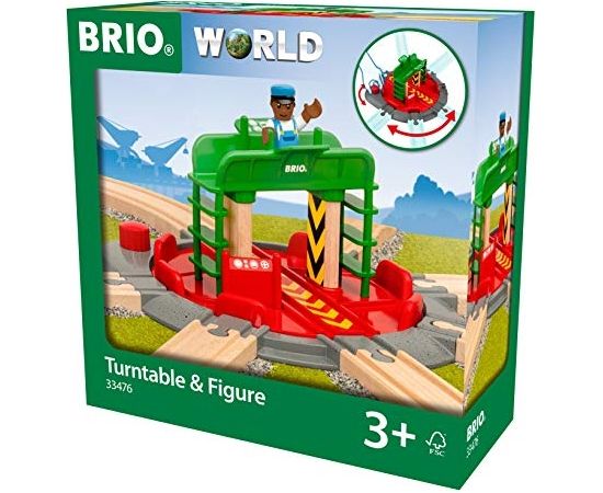 BRIO locomotive turntable with control bridge - 33476