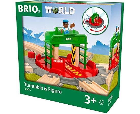 BRIO locomotive turntable with control bridge - 33476