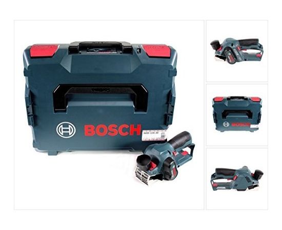 Bosch cordless planer GHO 12V 20 solo Professional, Electrical plane (blue / black, L-BOXX, without battery and charger)