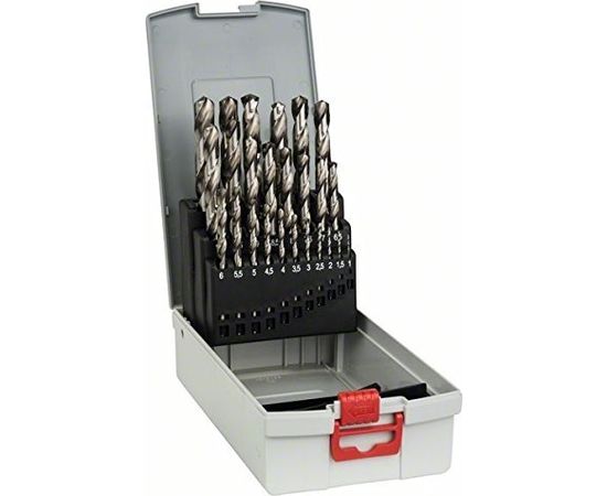 Bosch ProBox metal drill set HSS-G, DIN 338, 135 ° (25 parts)