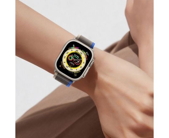 Tech-Protect watch strap Nylon Apple Watch 42/44/45/49mm, grey/blue