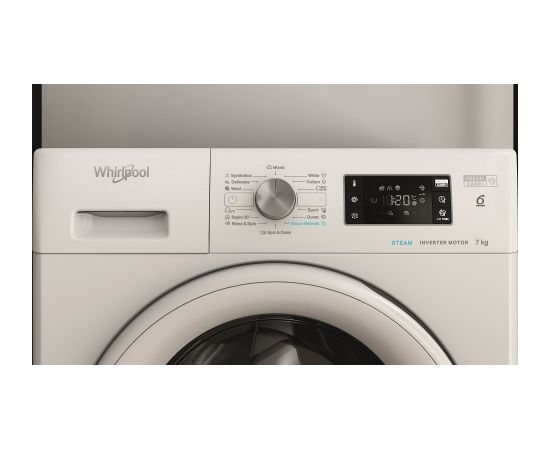 Whirlpool FFB 7259 WV EE veļas mazgājamā mašīna, 7kg, 1200rpm, 6th Sense