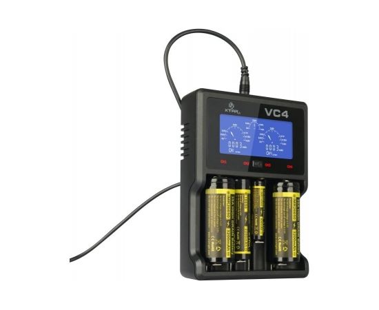 XTAR VC4SL battery charger to Li-ion / Ni-MH / Ni-CD 18650