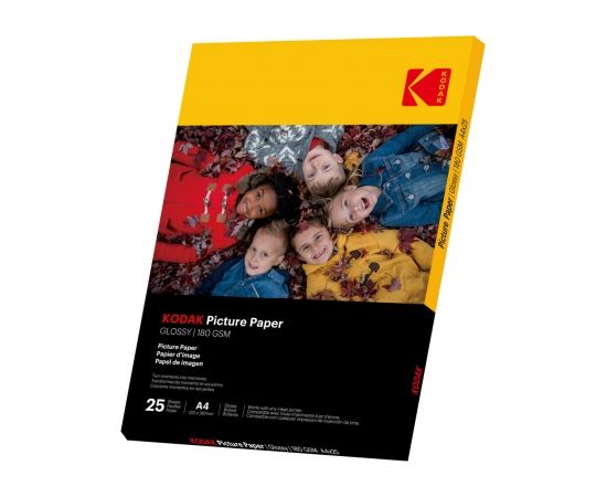 Kodak 180gsm 9.1 mil Glossy A4x25