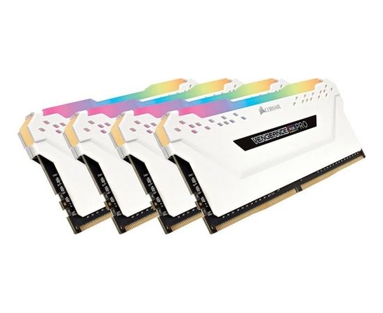 Corsair 32GB DDR4-3600 Quad-Kit - white - CMW32GX4M4C3600C18W - Vengeance RGB PRO