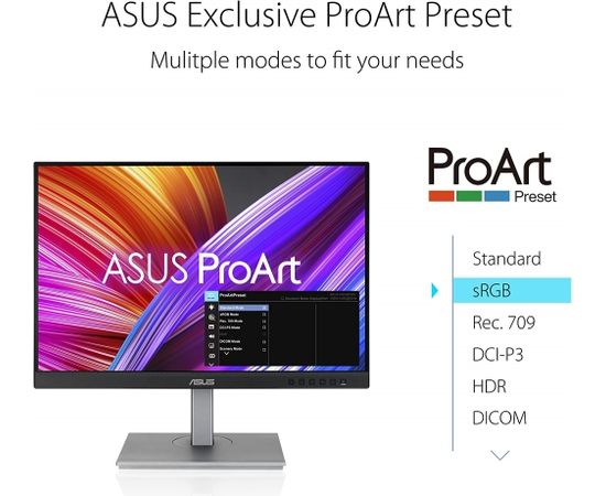 ASUS ProArt PA248CNV - LED - 24 - black/silver, WUXGA, USB-C, 75 Hz)