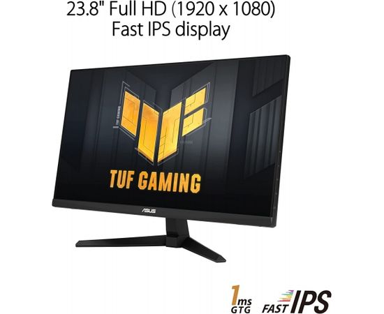 Asus TUF Gaming VG249QM1A - 24 - FullHD, G/Free Sync, IPS, 270Hz panel, black