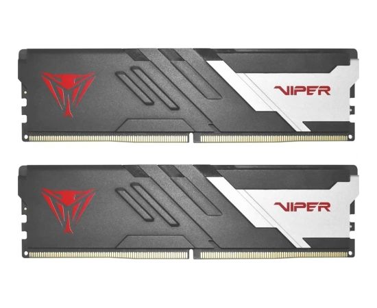 Patriot DDR5 16GB - 5200 - CL - 36 -Dual-Kit - DIMM - PVV516G520C36K, Viper Venom, black/white