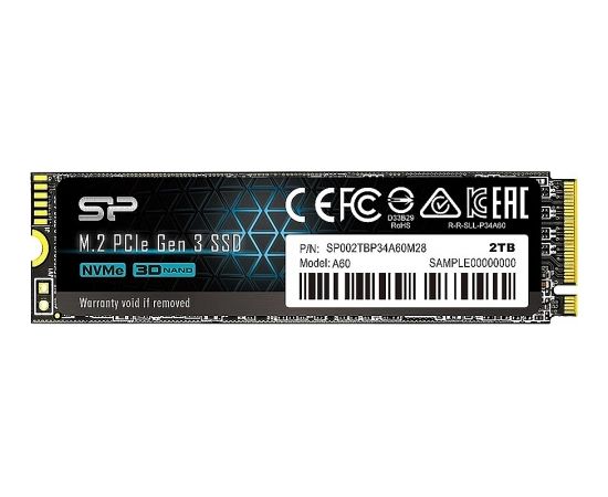 SILICON POWER SSD Ace A60 2TB M.2 PCIe Gen3 x4 NVMe 2200/1600 Mb/s