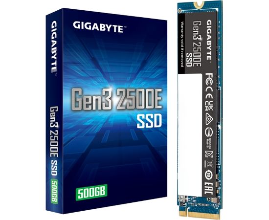 GIGABYTE Gen3 2500E M.2 2280 SSD 500GB PCIe 3.0x4 NVMe1.3