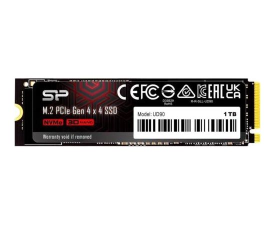 SILICON POWER M.2 2280 PCIe 1TB SSD UD90 Gen4x4 NVMe 4500/1950 MB/s