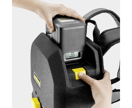 Karcher BVL 5/1 Bp Pack akumulatora  mugursomas putekļsūcējs