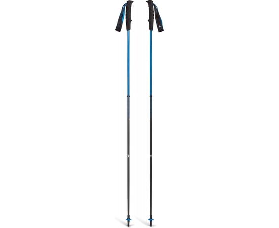 Black Diamond Distance Carbon trekking poles, fitness equipment (blue, 1 pair, 100 cm)