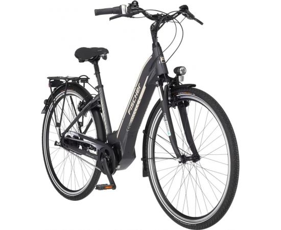 Fischer Die Fahrradmarke FISCHER Bicycle CITA 5.0i (2022), Pedelec (grey, 28, 44 cm frame)