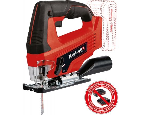 Einhell Cordless Jigsaw TC-JS 18 Li-Solo, 18V (red/black, without battery and charger)