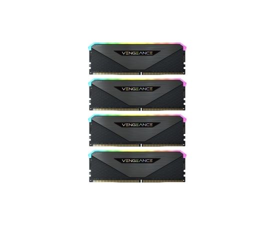 Corsair DDR4 - 32GB - 3600 - CL - 18 VengeanceRGBRT Quad Kit black