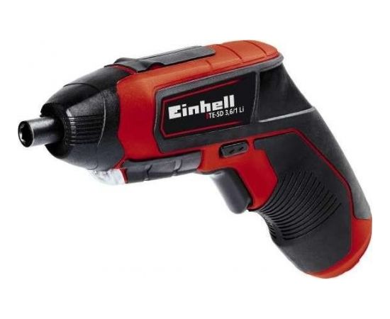 Einhell electric screwdriver TE SD 3.6 / 1 Li, 3,6Volt (red / black, Li-ion battery pack 1.5Ah)