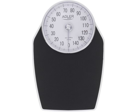 Adler Mechanical Bathroom Scale AD 8177 Maximum weight (capacity) 150 kg, Accuracy 1000 g, Black