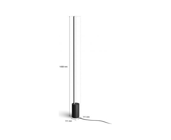 Philips Hue Gradient Signe floor lamp, black