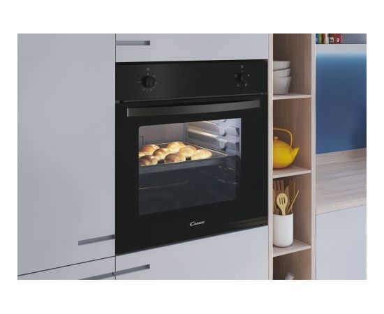 Candy Oven FIDC N100 70 L, Built in, Manual, Mechanical, Height 59.5 cm, Width 59.5 cm, Black