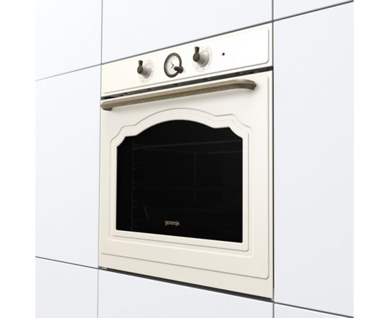 Gorenje Oven BOS67371CLI 77 L, Built in, EcoClean, Mechanical, Steam function, Height 59.5 cm, Width 59.5 cm, Beige