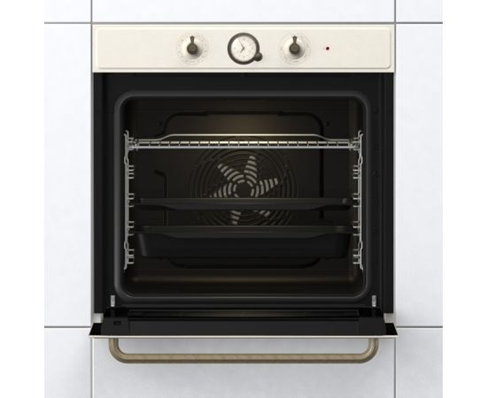 Gorenje Oven BOS67371CLI 77 L, Built in, EcoClean, Mechanical, Steam function, Height 59.5 cm, Width 59.5 cm, Beige