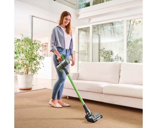 Polti Vacuum Cleaner PBEU0120 Forzaspira D-Power SR500 Cordless operating, Handstick cleaners, 29.6 V, Operating time (max) 40 min, Green/Grey