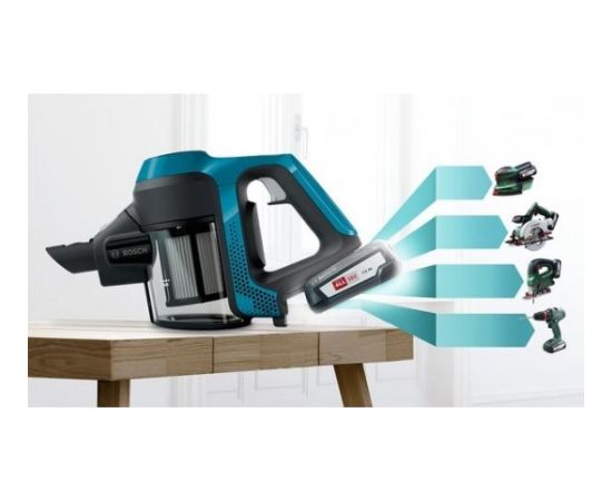 Bosch Vacuum cleaner Unlimited BBS611LAG  Handstick 2in1, 18 V, Operating time (max) 30 min, Blue