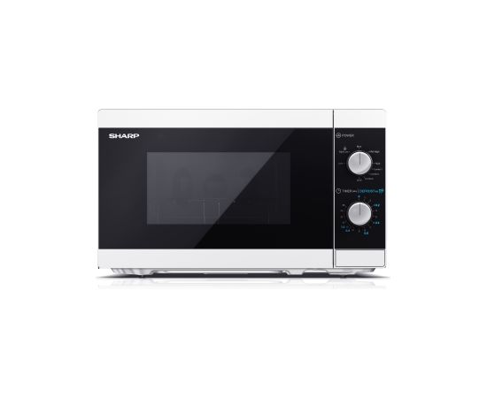 Sharp Microwave Oven with Grill YC-MG01E-W Free standing, 800 W, Grill, White