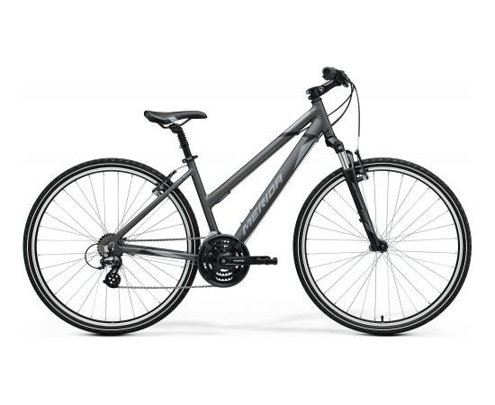 Merida Crossway 10-V Lady / Pelēka / Melna / 54L cm / L