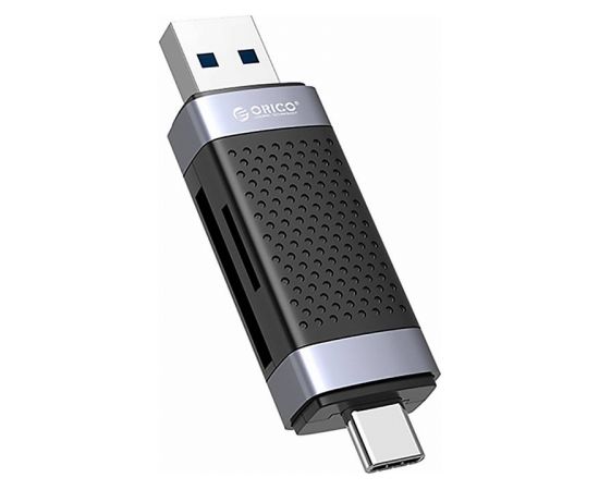 Orico CD2D-AC2-BK-EP TF/SD memory card reader, USB + USB-C (black)