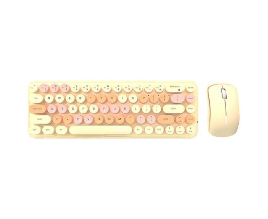 Wireless keyboard + mouse set MOFII Bean 2.4G (Milk Tea)