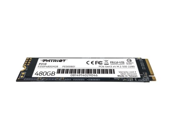 SSD Patriot P310 480GB M.2 2280 PCIE NVME 4 X4 TLC