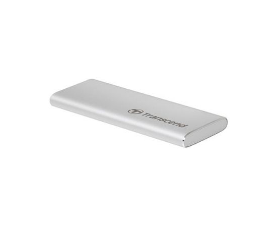 Transcend 500GB ESD260C USB 3.2 Gen 2 Type-C Portable Solid-State Drive (Silver)